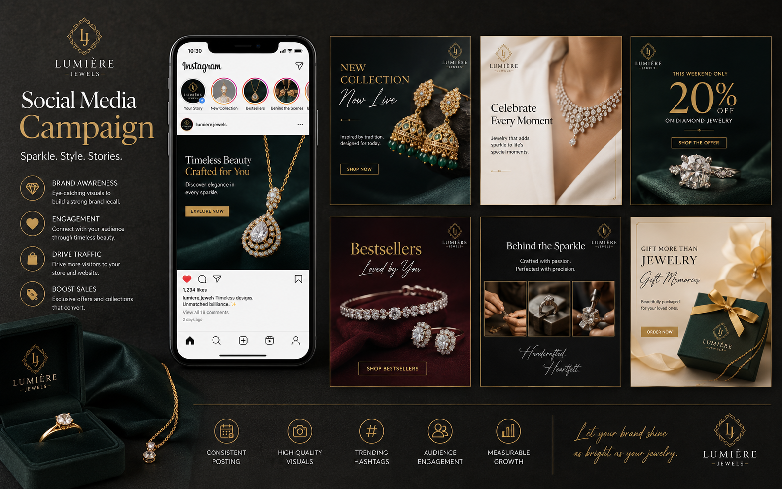 Jewelry Store Social Media Marketing Campaign