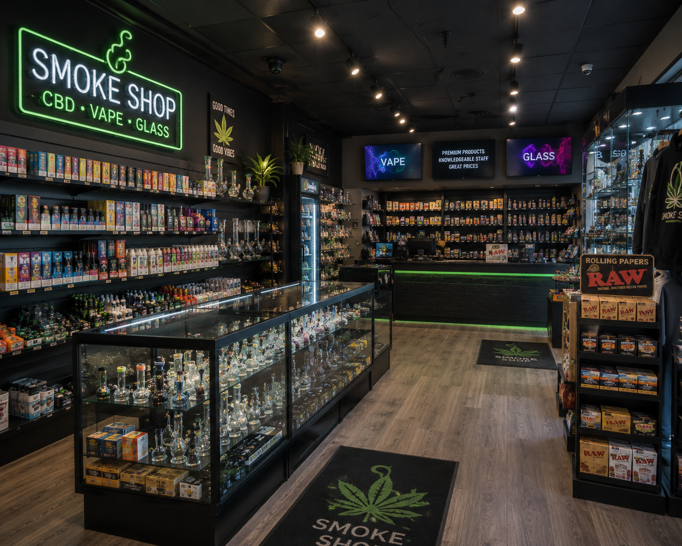 Smoke Shop Live CCTV Monitoring